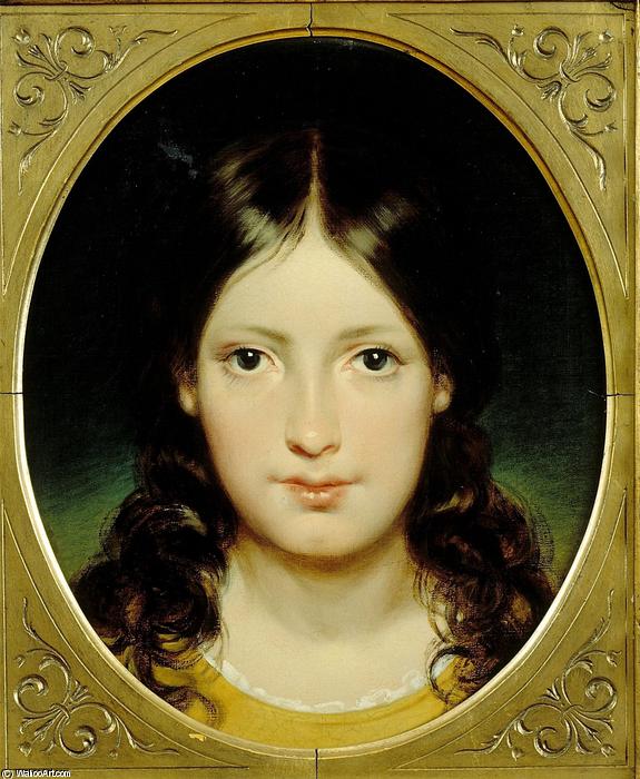 Portrait In An Oval — Friedrich Ritter Von Amerling