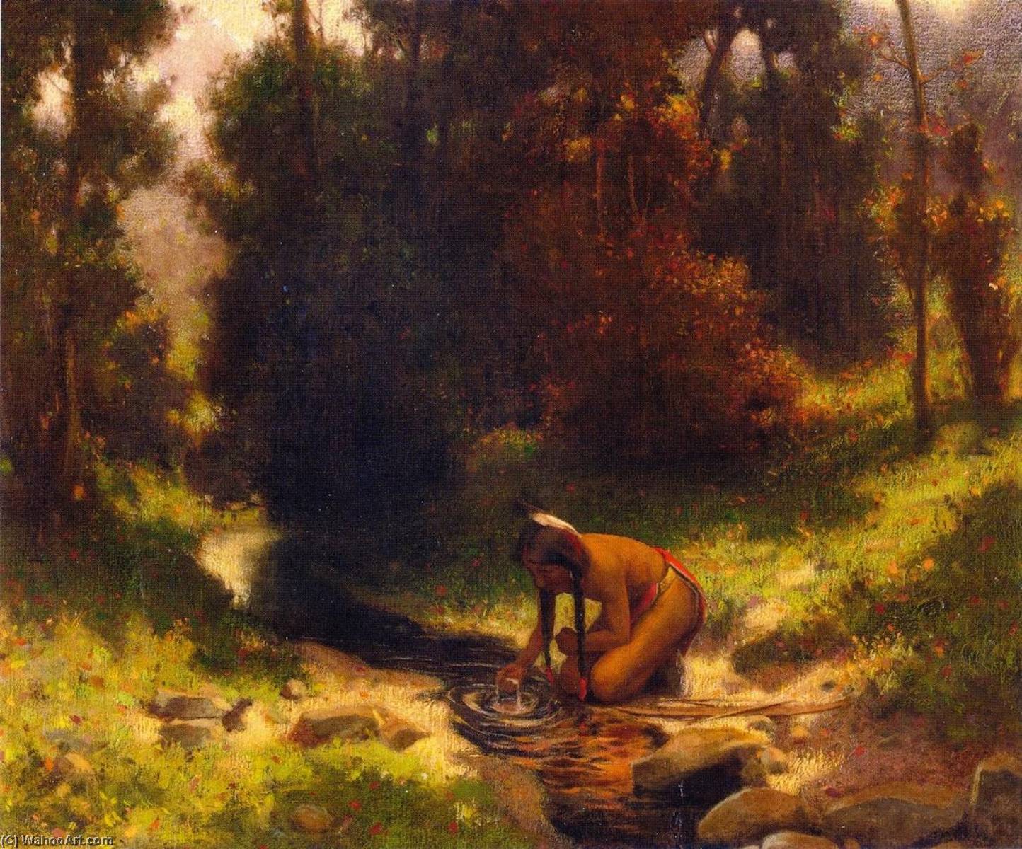 Indian Drinking — Eanger Irving Couse