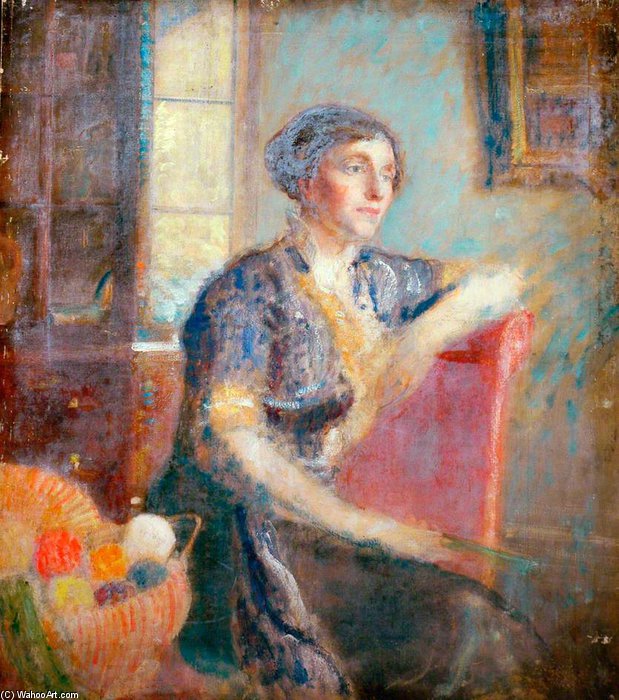 Mrs Lousada, Painted At Her House — Ambrose Mcevoy