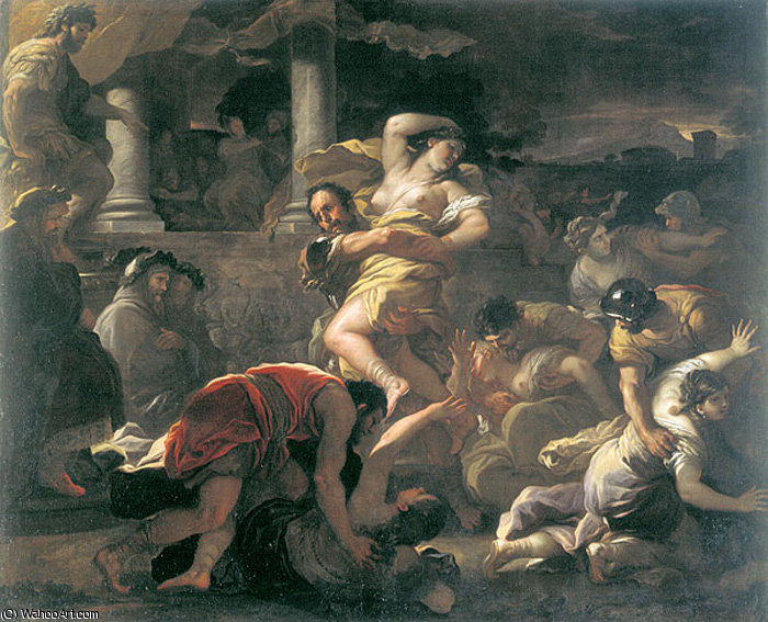 Rape Of Sabine — Luca Giordano