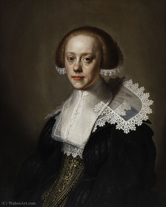 Portrait Of A Young Woman — Johannes Cornelisz Verspronck