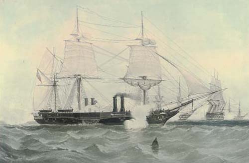 H.m. War Steam Frigate The Terrible Of Tons, And 800 Horsepower, By H. Papprill — Adolphus Knell