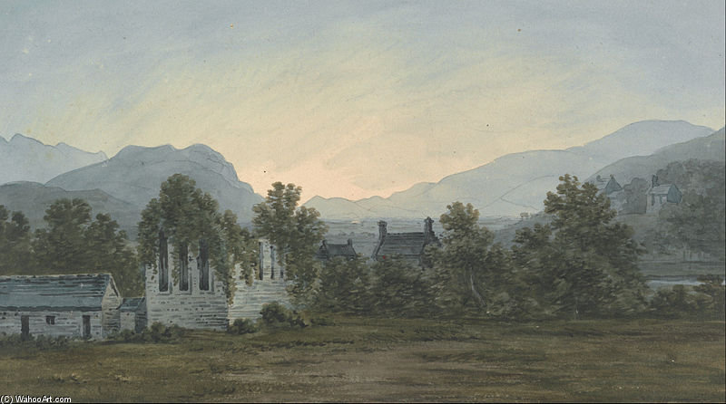 The Ruins Of Cymmer Abbey On The Maw River — John Warwick Smith
