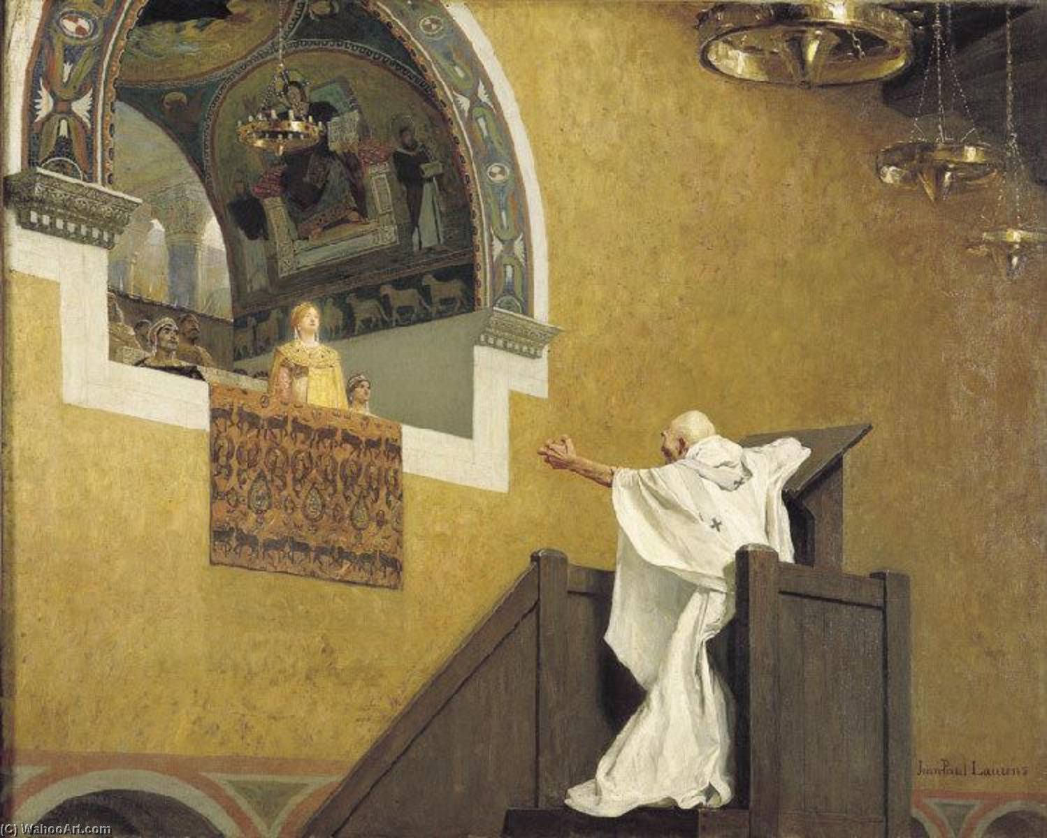 Saint Jean Chrysostome Et L'imperatrice Eudoxie — Jean-paul Laurens