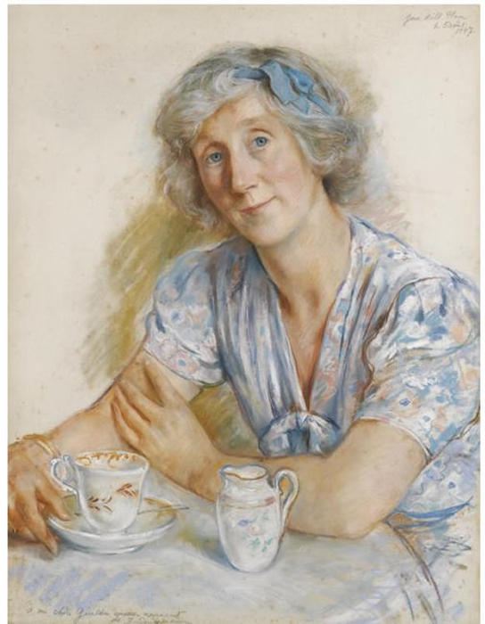Portrait Of Geraldine Cobb — Zinaida Serebriakova