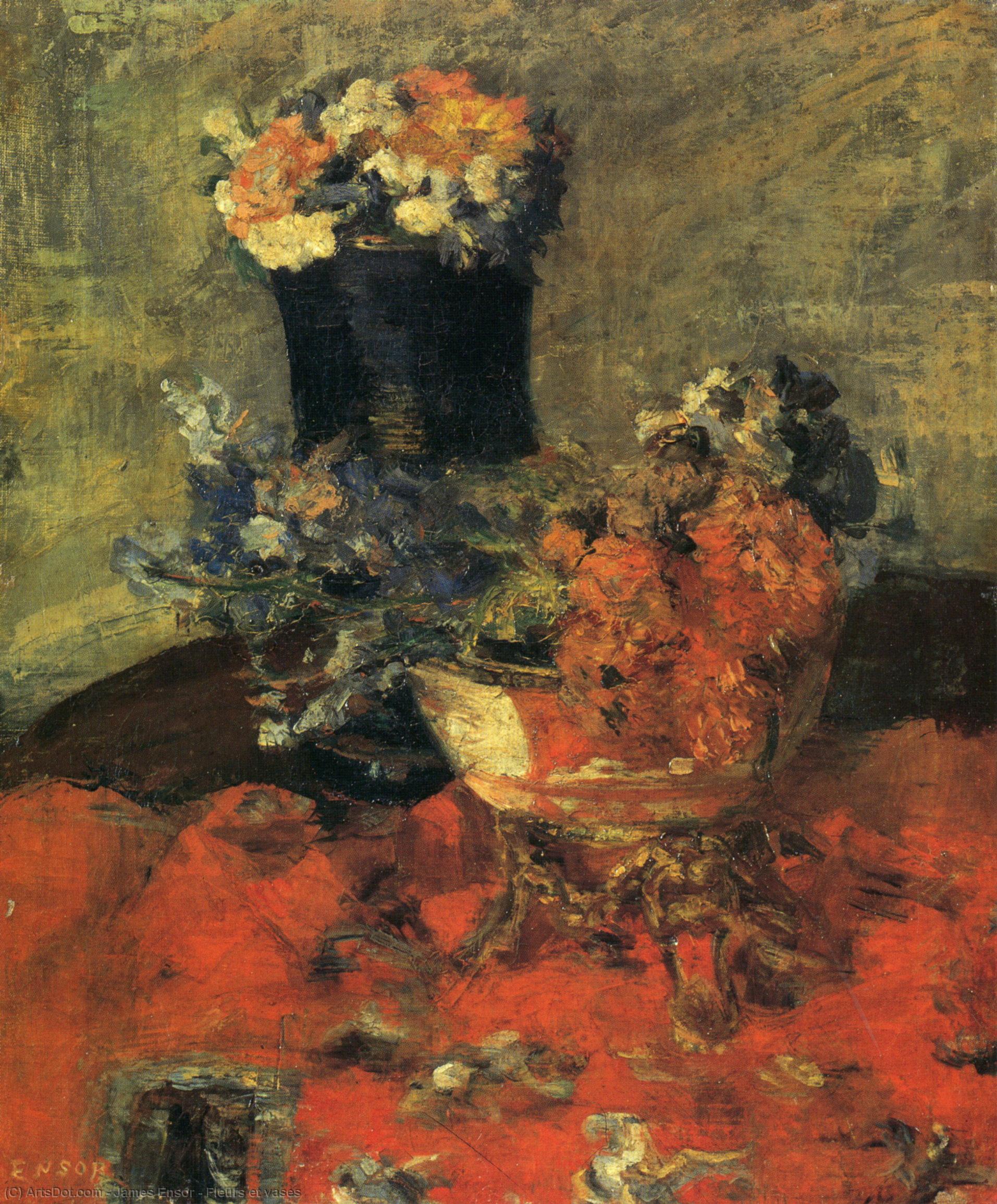Blumen Und Vasen — James Ensor
