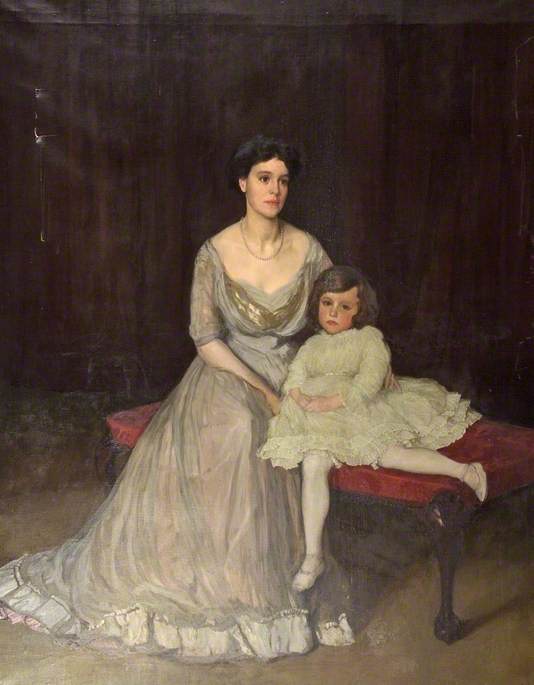 Mrs Fleischmann And Her Daughter Rosemary — Gerald Festus Kelly