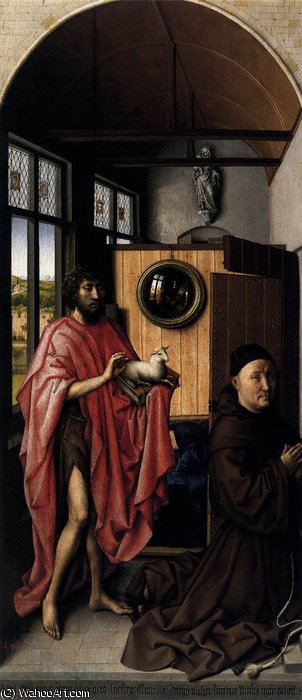 Triptych-the Werl Altarpiece (left Wing) — Robert Campin (master Of Flemalle)