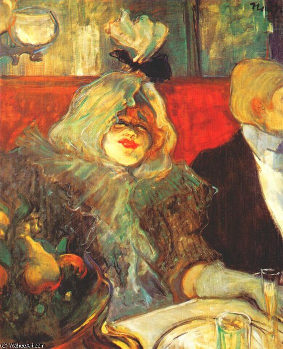In A Private Room At The Rat Mort — Henri De Toulouse-lautrec