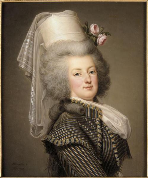 Marie Antoinette De Lorraine Habsbourg, Reine De France, En Habit D'amazone En 1788 (1755 1793) — Adolf Ulrik Wertmüller