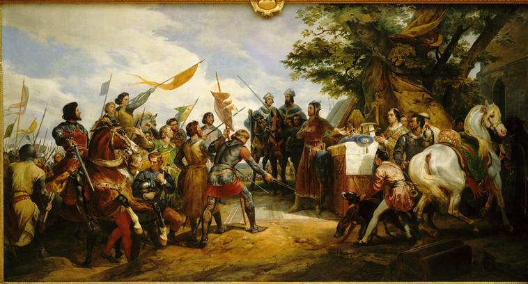 Bataille De Bouvines, 27 Juillet 1214 — Emile Jean Horace Vernet