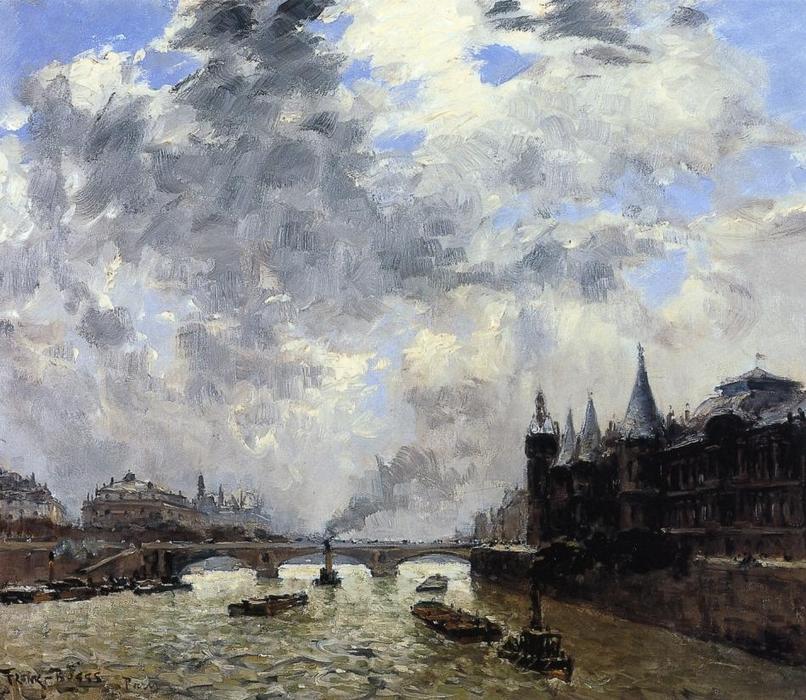 The Seine At Paris — Frank Myers Boggs