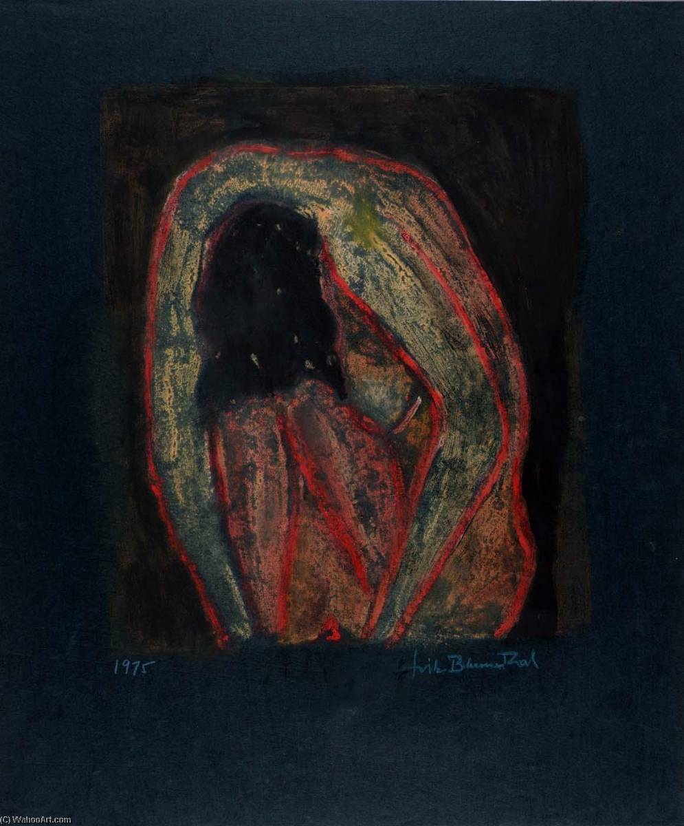Woman Bending Down — Fritz Blumenthal