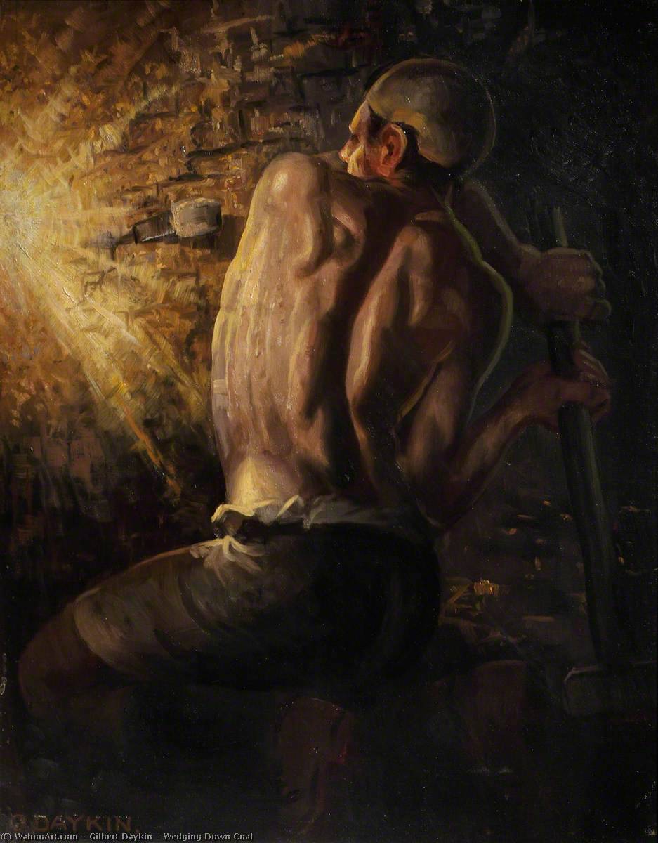 Wedging Down Coal — Gilbert Daykin