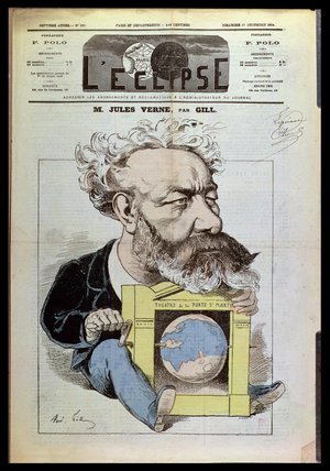 Caricature Of Jules Verne — André Gill