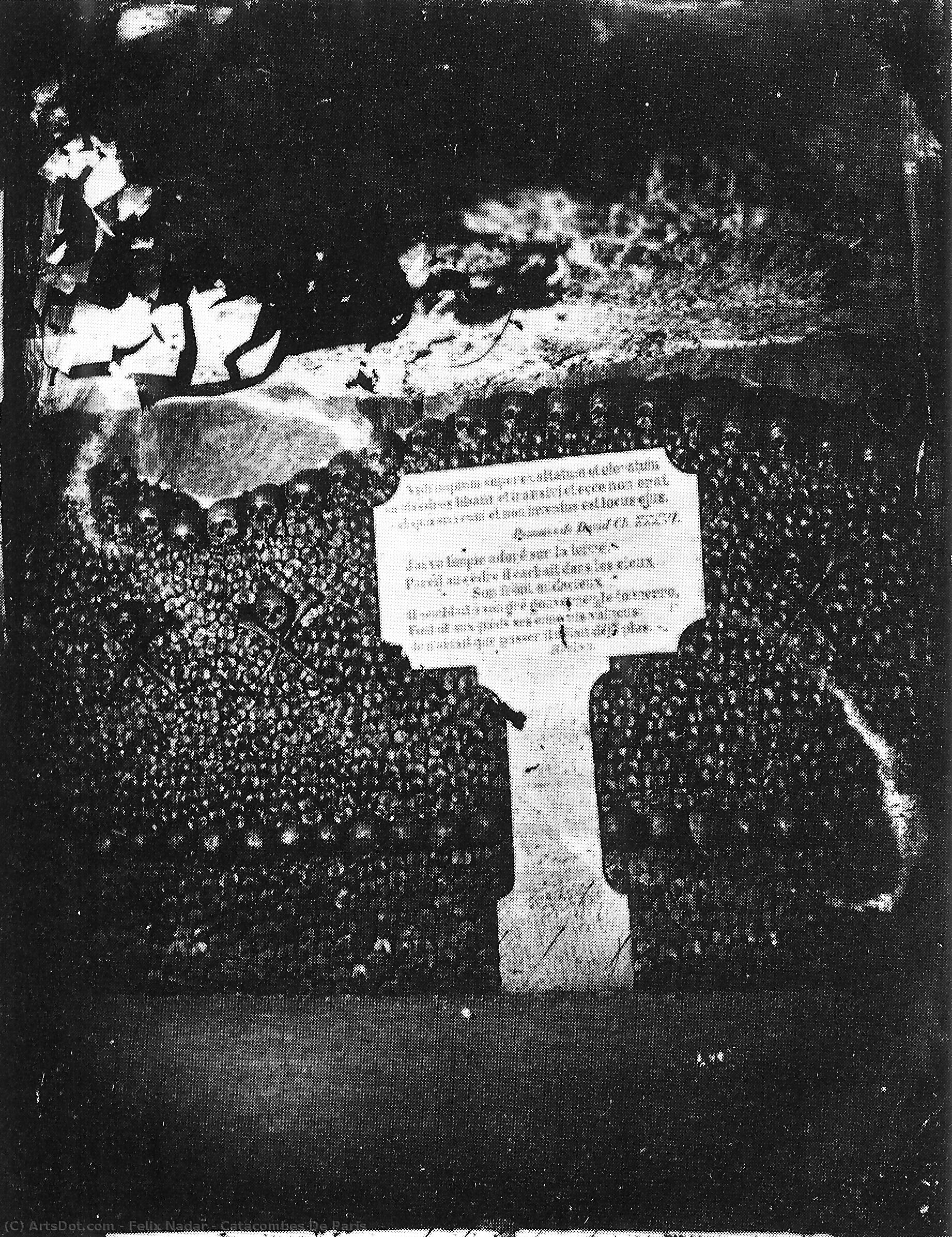Catacombes De Paris — Félix Nadar