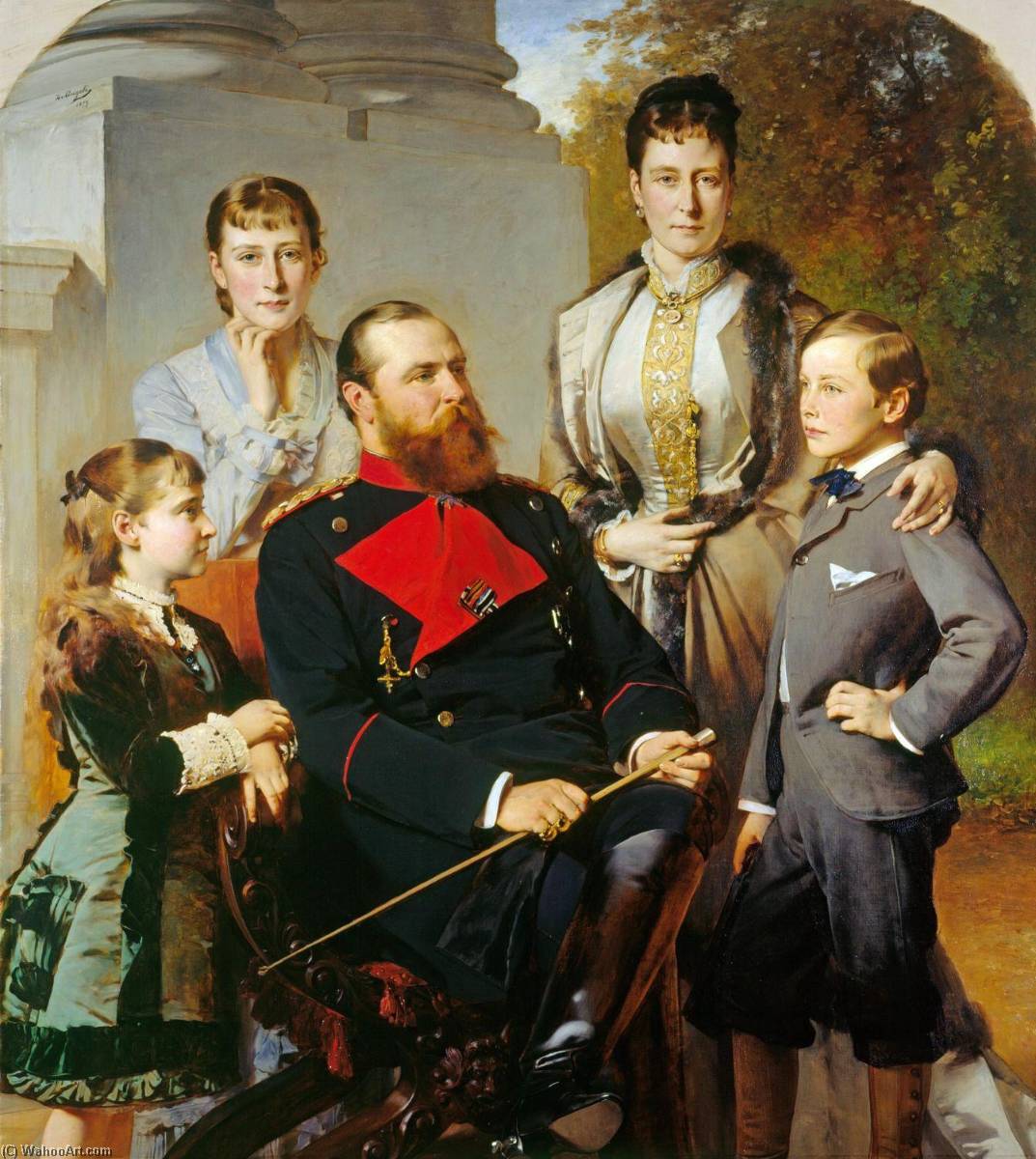 The Family Of The Grand Duke Of Hesse — Heinrich Von Angeli