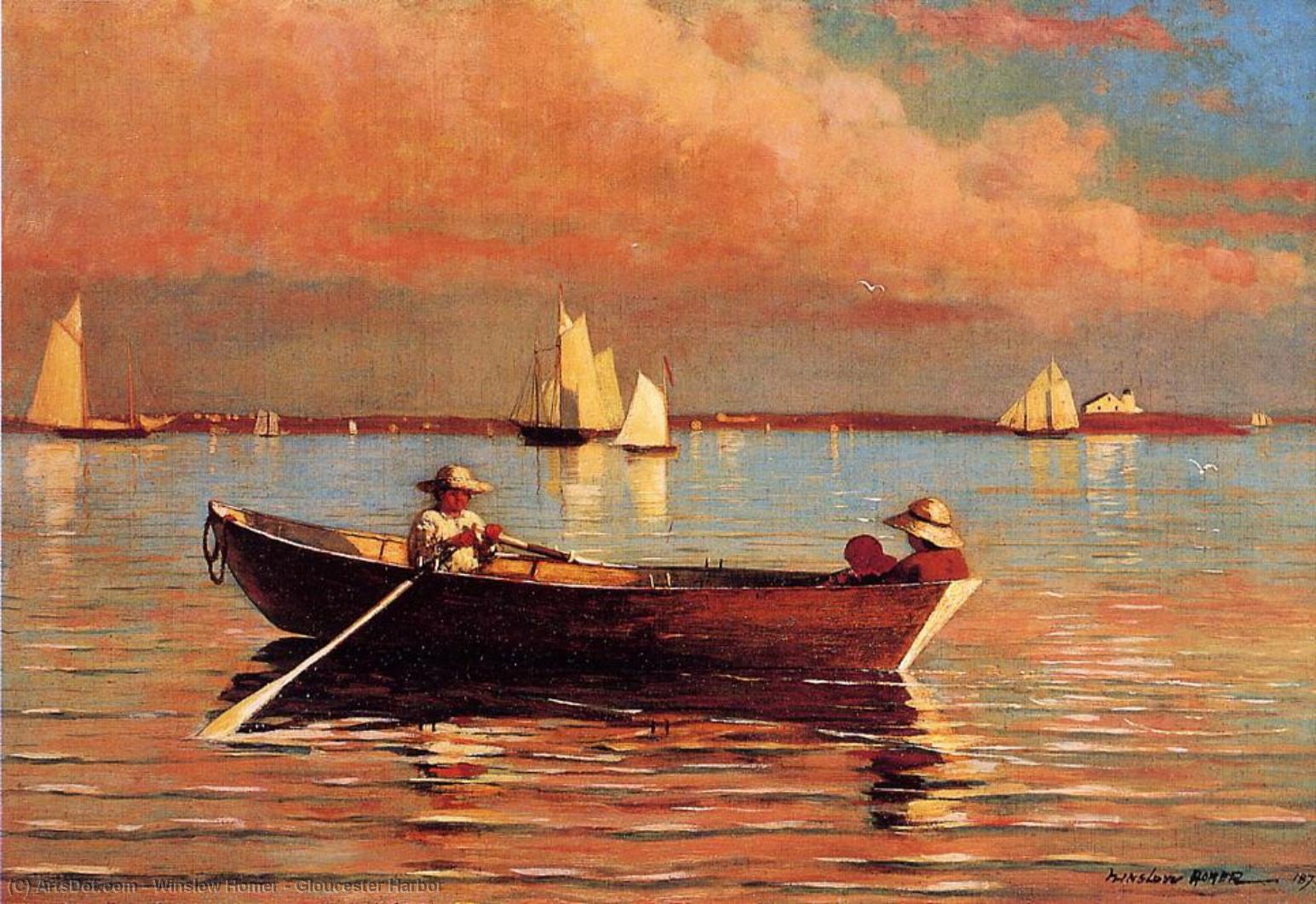 Gloucester Harbor — Винслоу Хомер