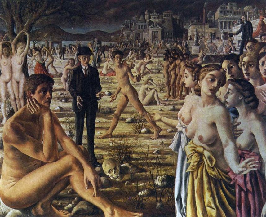 The City Worries — Paul Delvaux