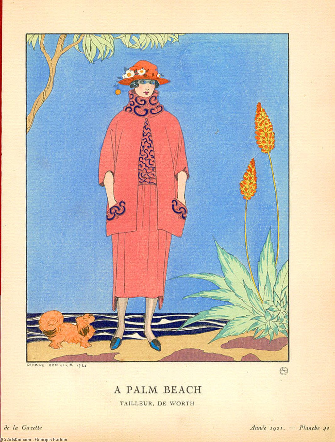 A Palm Beach — Жорж Барбье