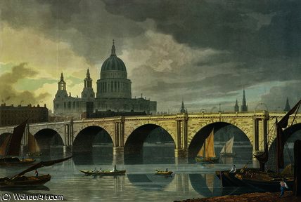 South West View Of St Pauls Cathedral — George Fennel Robson