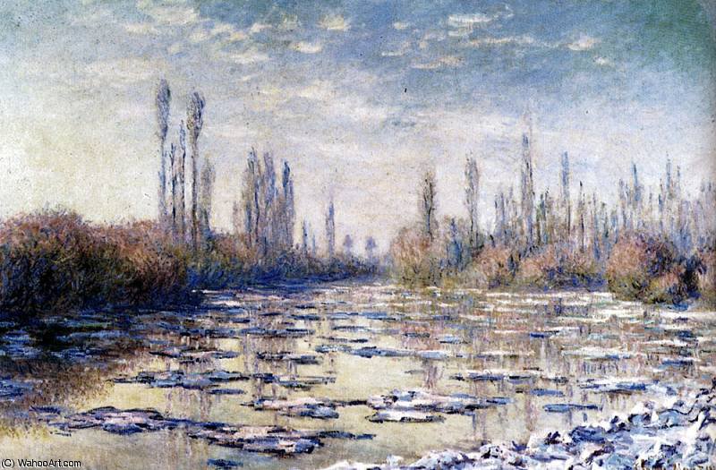 Floating Ice Near Vetheuil — Claude Monet
