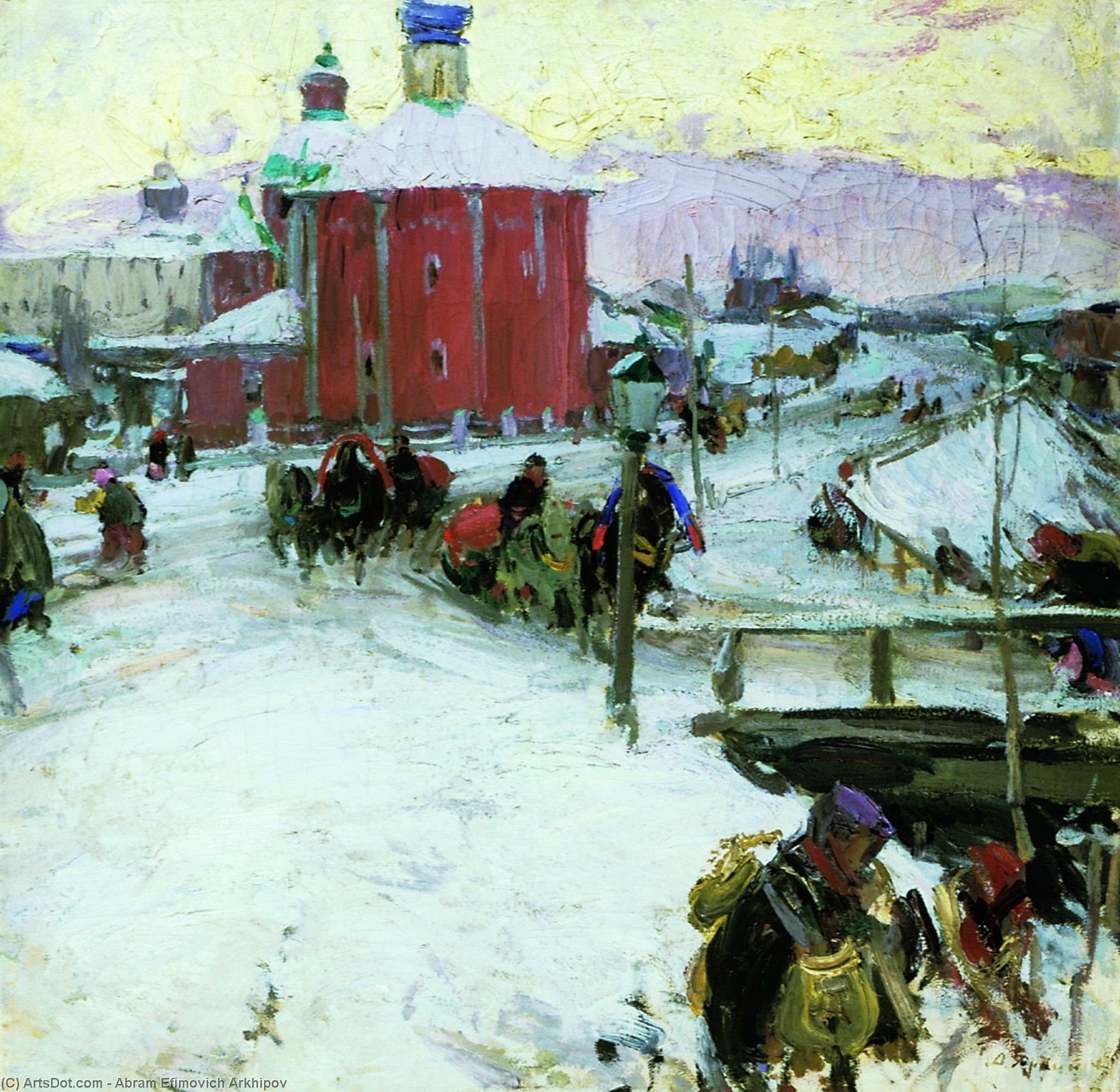 Winter — Abram Efimovič Arhipov