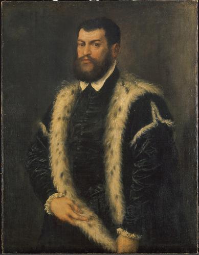 Portrait Of A Man With Ermine Coat — Titian