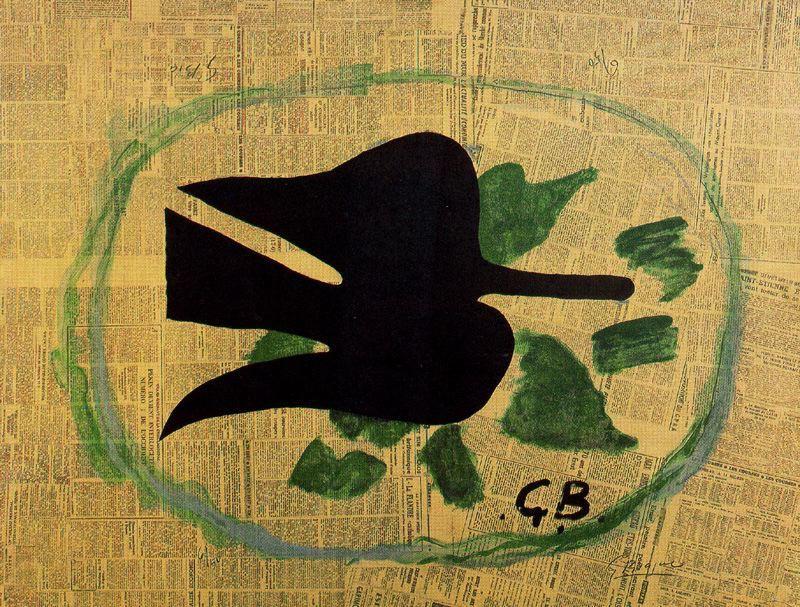 El Pájaro En El Frondoso — Georges Braque