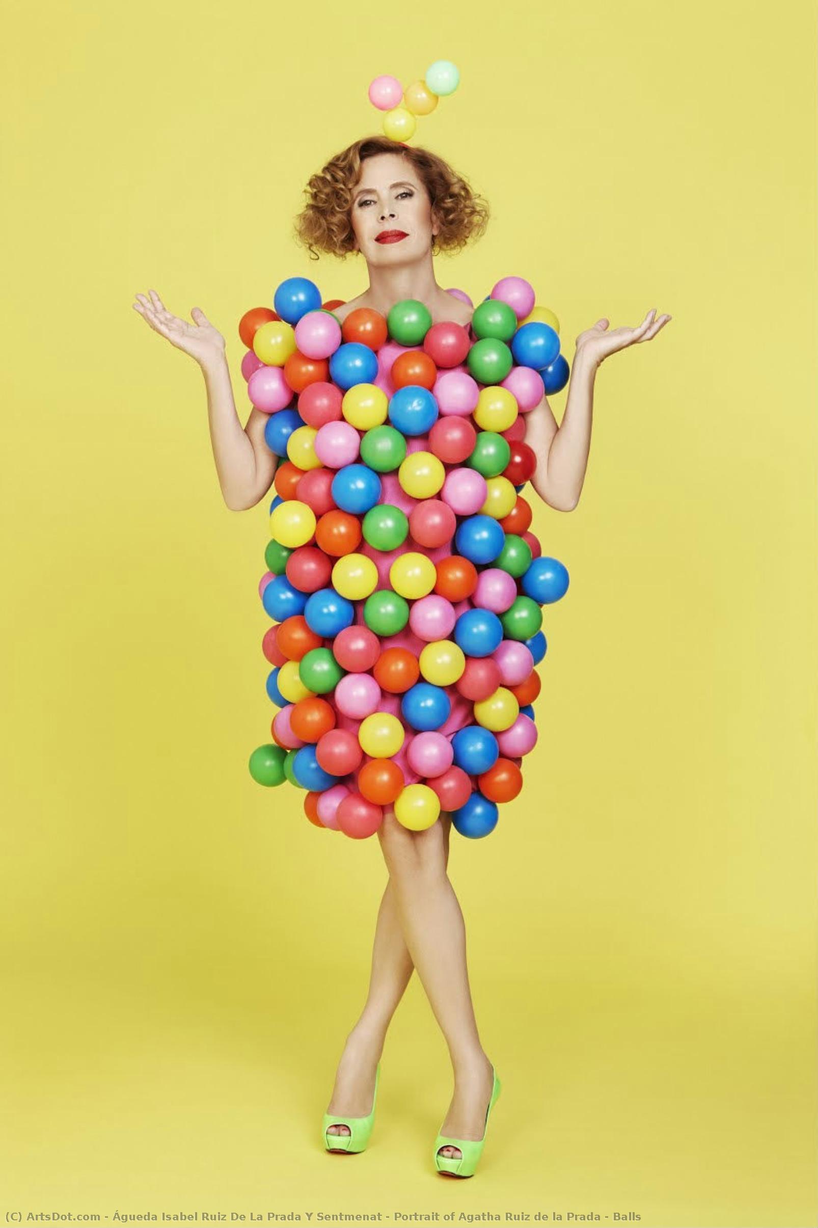 Portrait Of Agatha Ruiz De La Prada - Balls — Águeda Isabel Ruiz De La Prada Y Sentmenat