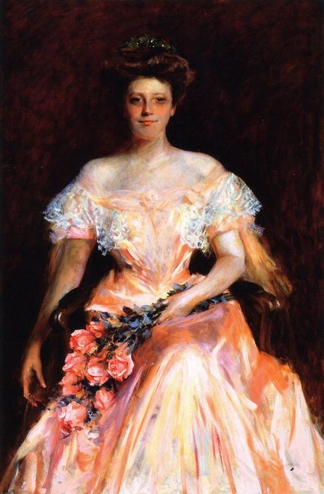 Portrait Of A Woman (also Known As Miss Dickerman) — William Merritt Chase