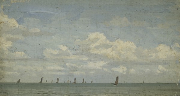 Study Of Sailing Boats On The Sea — Sir George Clausen