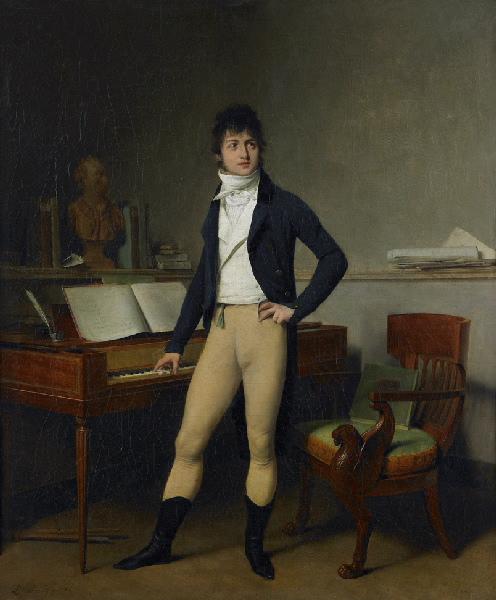 Portrait Du Compositeur François Adrien Boieldieu — Louis Léopold Boilly