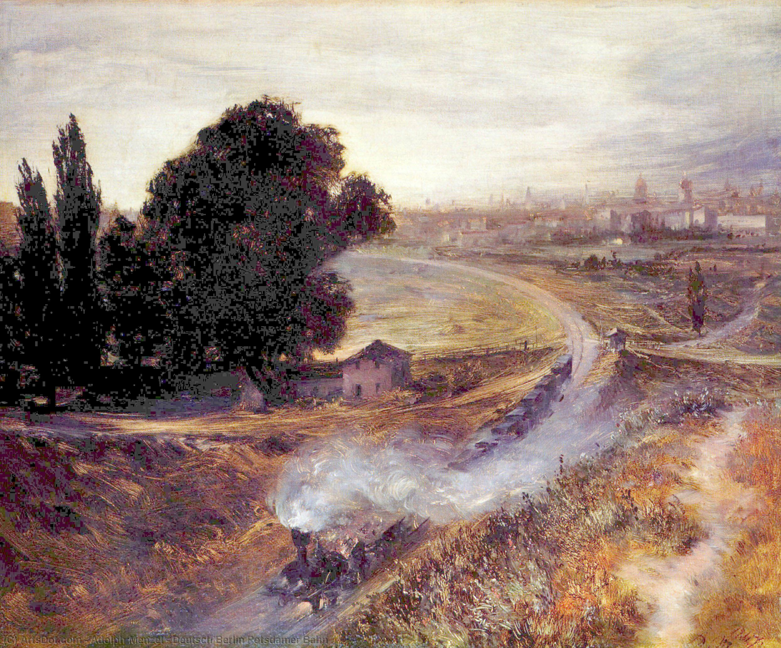 Deutsch Berlin Potsdamer Bahn — Adolph Von Menzel