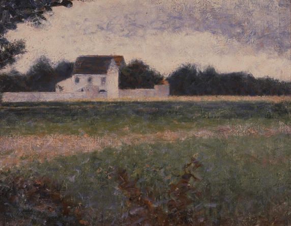 Paisaje De La Isla De Francia — Georges Pierre Seurat