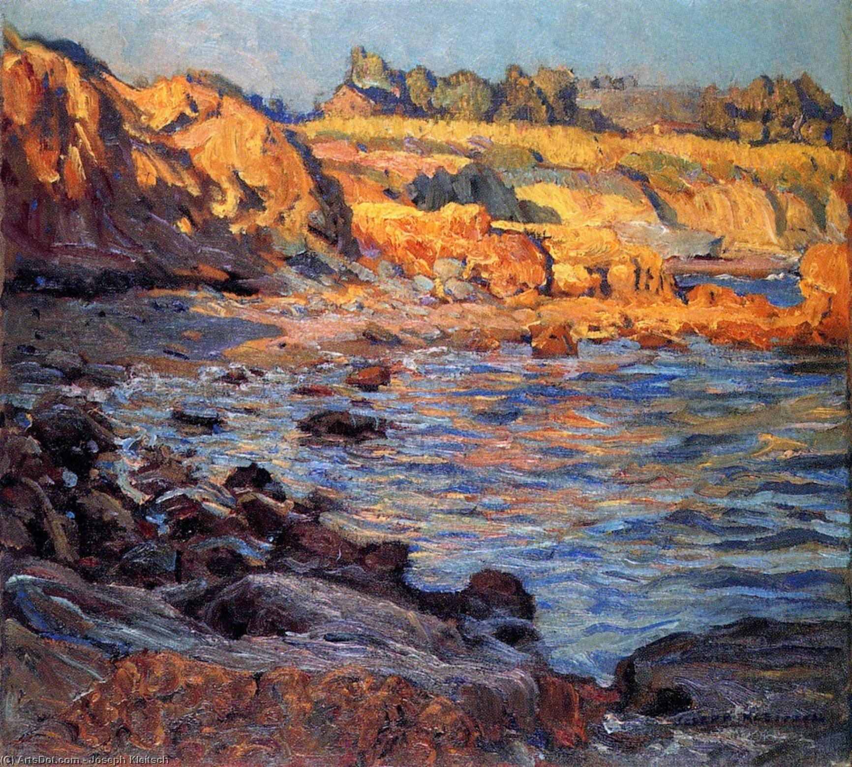 Golden Cliffs — Josif Klajč