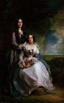 Lady Adeliza Manners And Lady Mary Foley — Sir Francis Grant