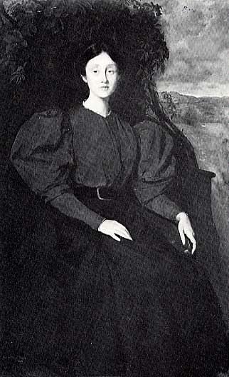 Polly Cabot, (painting) — George De Forest Brush