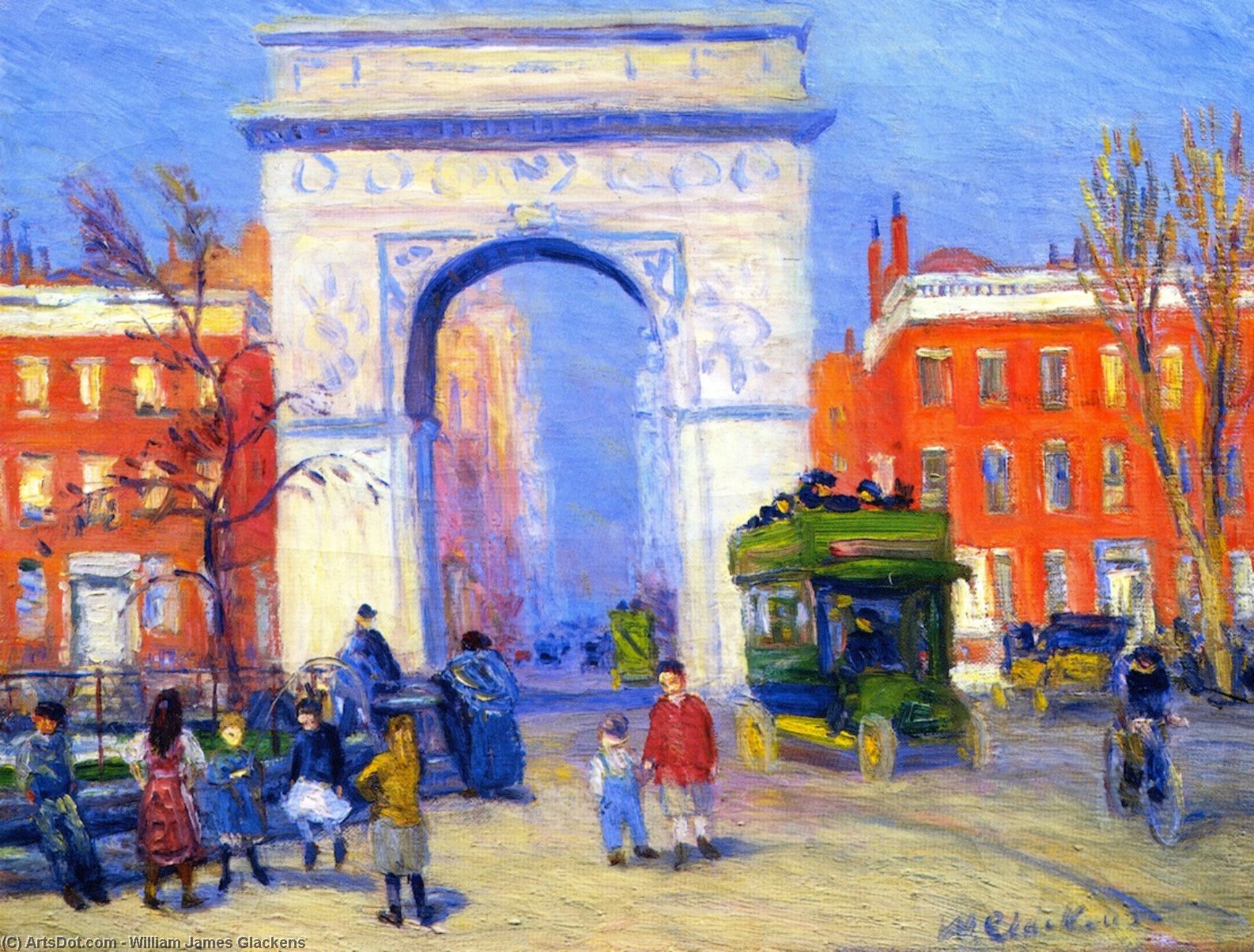 Washington Square — William James Glackens