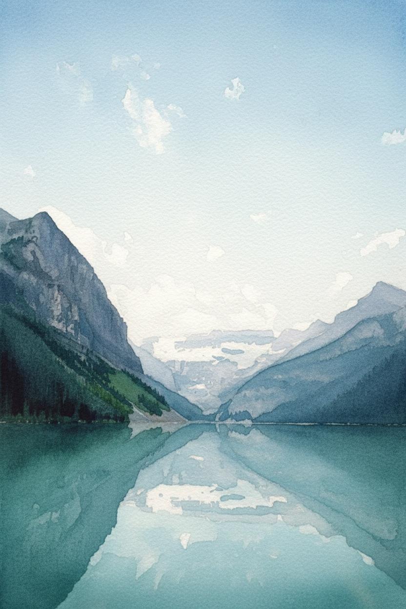 Cerulean Stillness: An Echo Of Alpine Silence — Claire Boyer