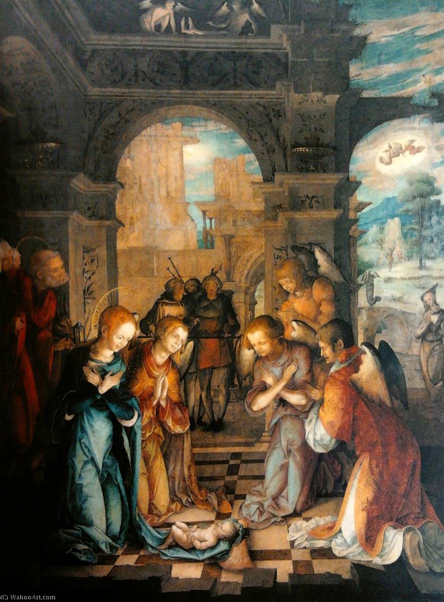 Adoration Of The Child — Hans Süss Von Kulmbach