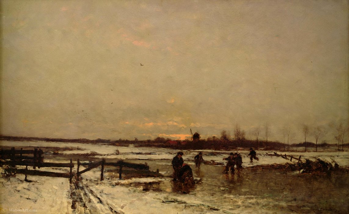 Winter Scene — Ludwig Munthe