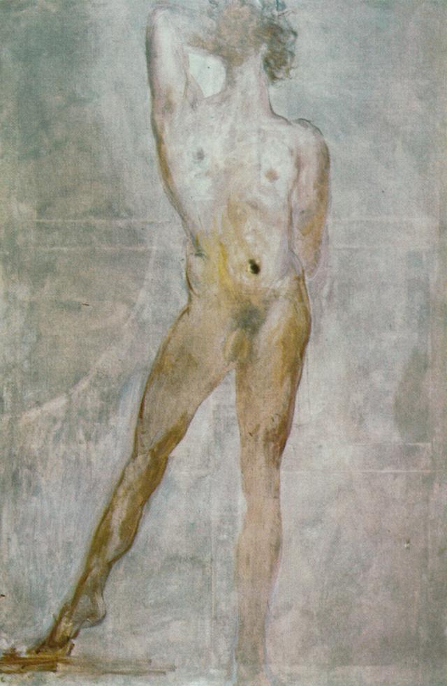 Studie Eines Männlichen Nackten - Saint Sebastian — Salvador Dalí