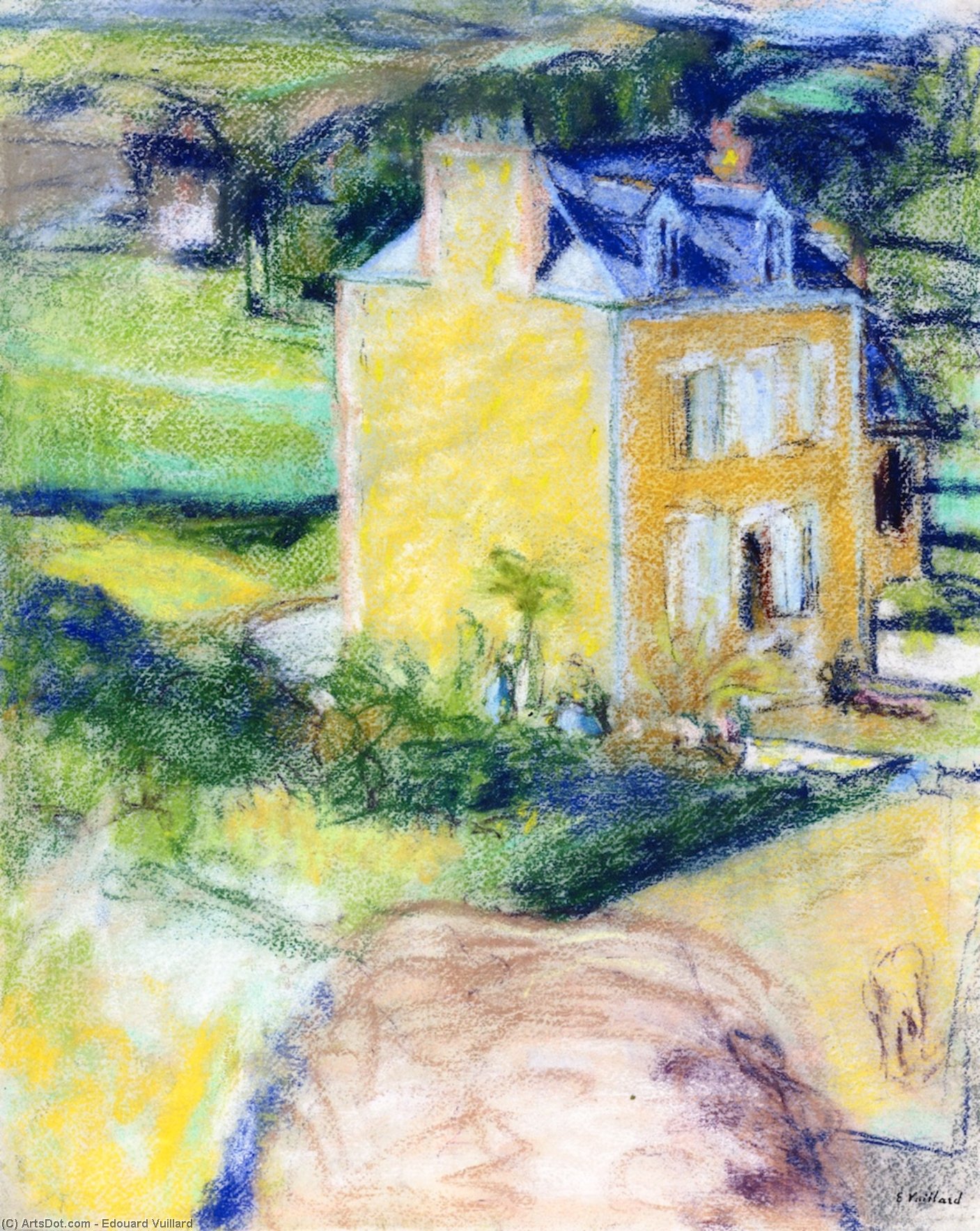 Villa At Saint-jacut — Jean-édouard Vuillard