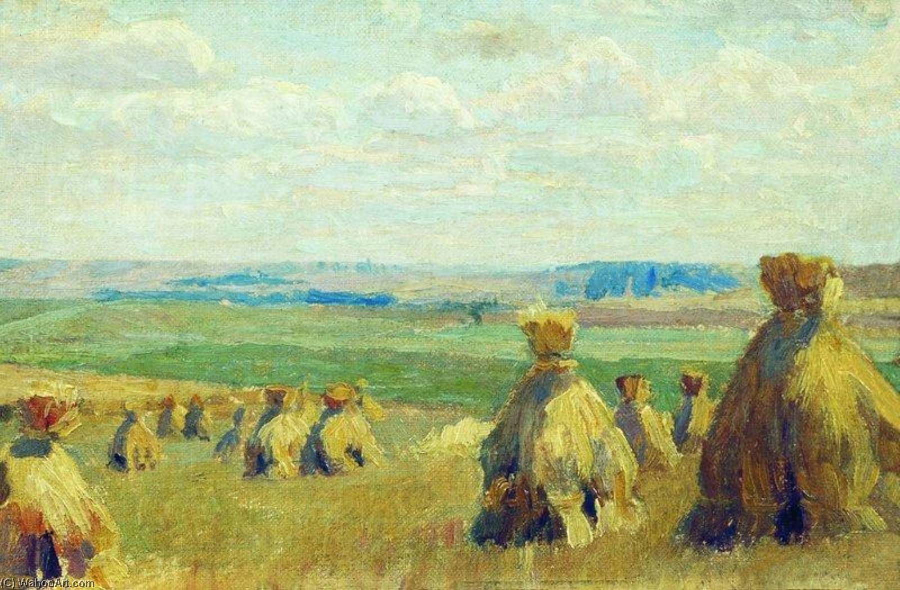 Haystacks (study) — Stanislav Zhukovsky