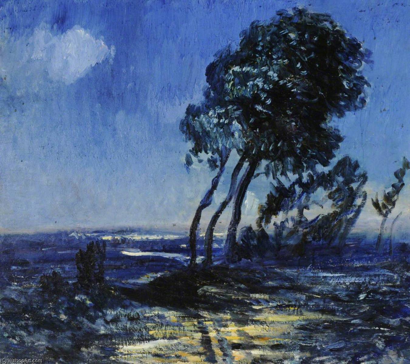 Moon Behind The Clouds — Francis William Synge Le Maistre