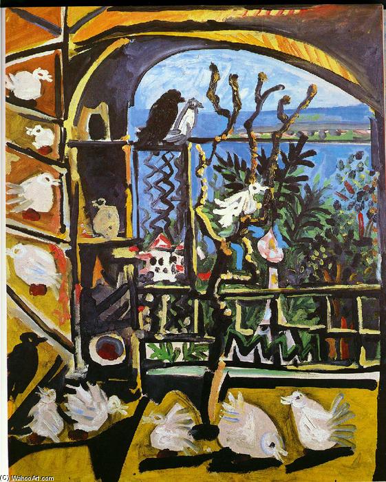 Studio (pigeons) (velazquez) — パブロ・ピカソ