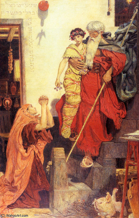 Elijah Restoring The Widows Son — Фо́рд Мэдокс Бра́ун