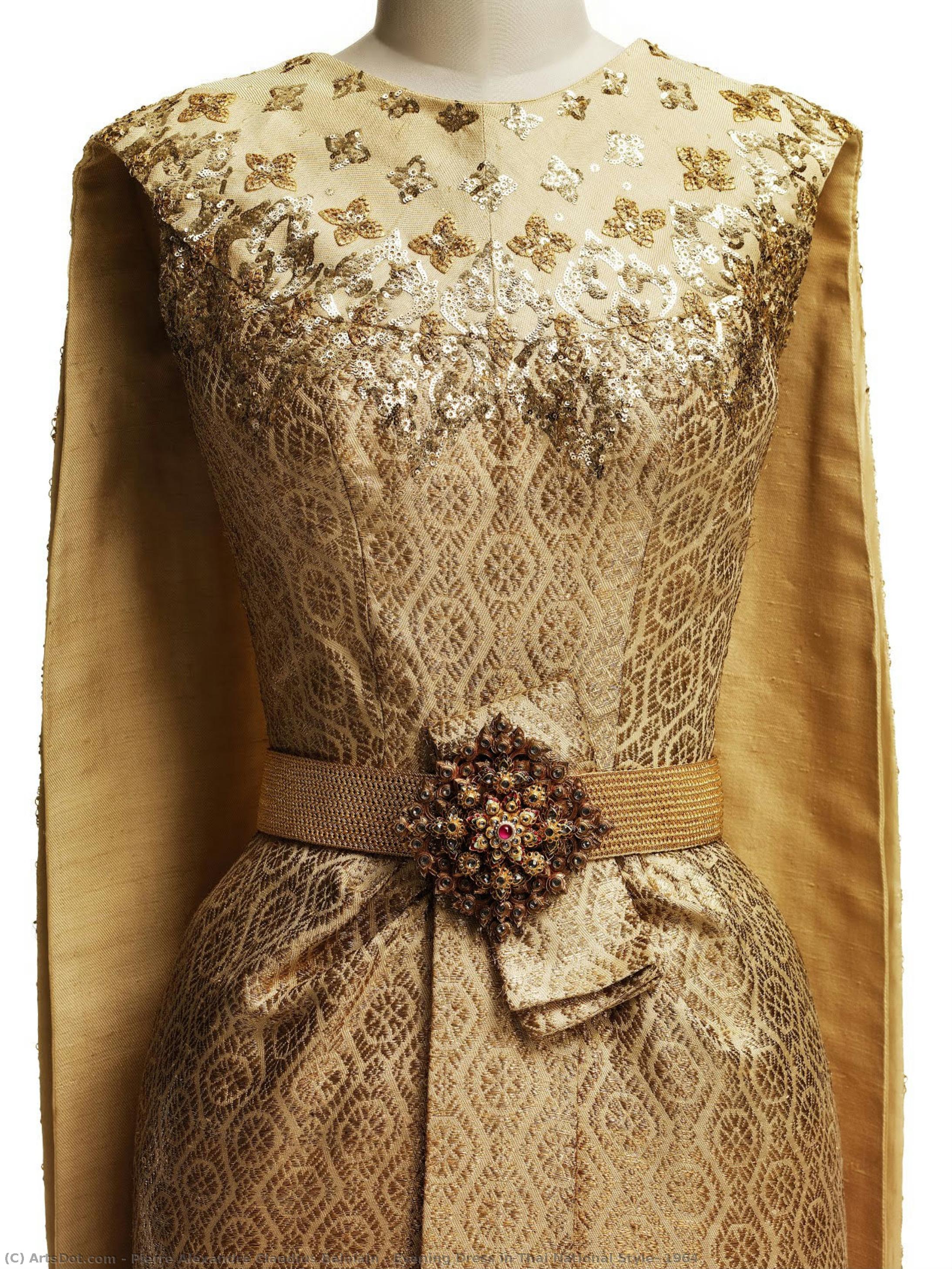 Evening Dress In Thai National Style, 1964 — Pierre Alexandre Claudius Balmain