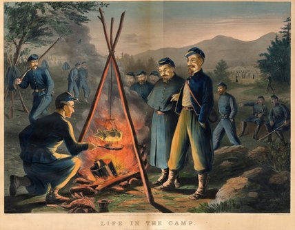 Life In The Camp — Thomas Nast